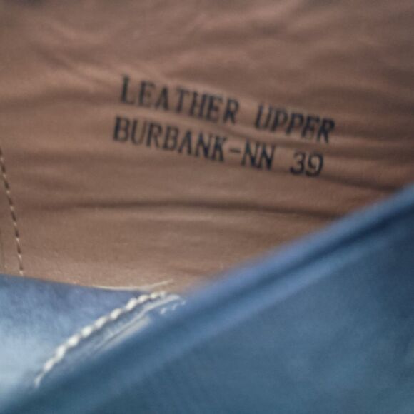 L'Artiste by Spring Step Burbank  Leather Women's Clogs Shoes Blue 39/US 8.5 - Picture 7 of 10